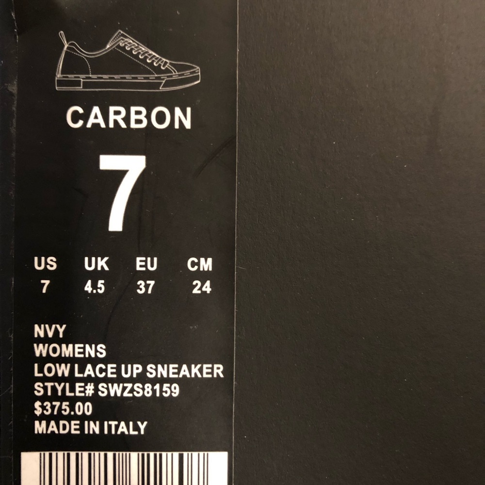 NWB James Perse Carbon Low Navy Nylon sneakers - Picture 8 of 8